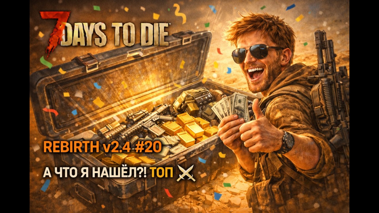 🔥 REBIRTH v2.4 #20 — А что я нашёл?! Топ ⚔️ | 7 Days to Die