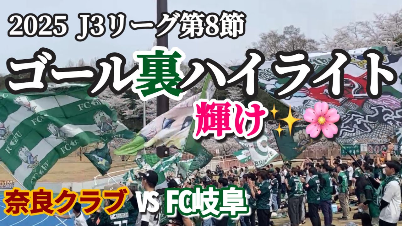 【FC岐阜アウェイ】DAZNで放送されないゴール裏ハイライト#fc岐阜 #奈良クラブ