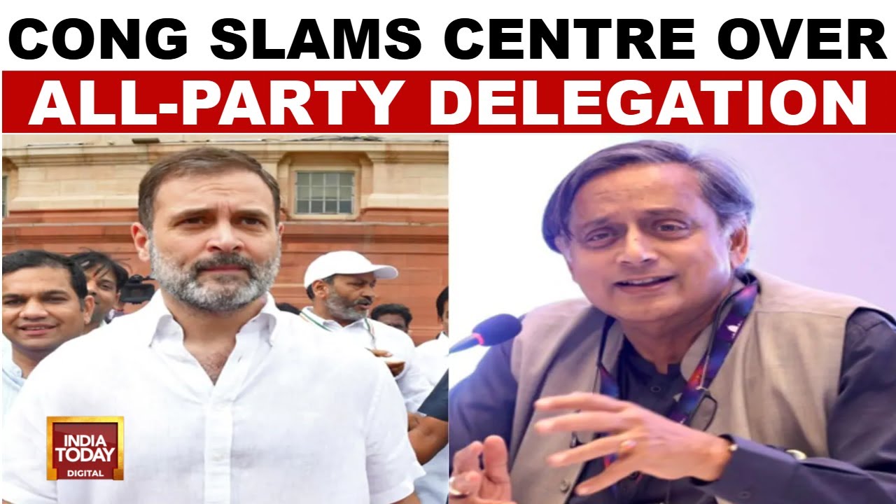 Cong criticises Centre's Selection For All-Party Delegation, Calls For Special Parliament Session