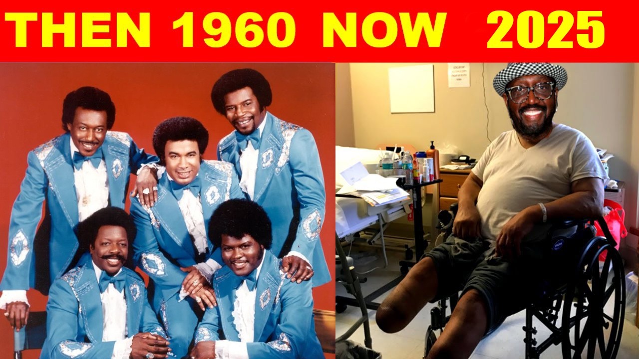 Участники группы The Spinners 1960-х годов тогда и сейчас, 2025 год