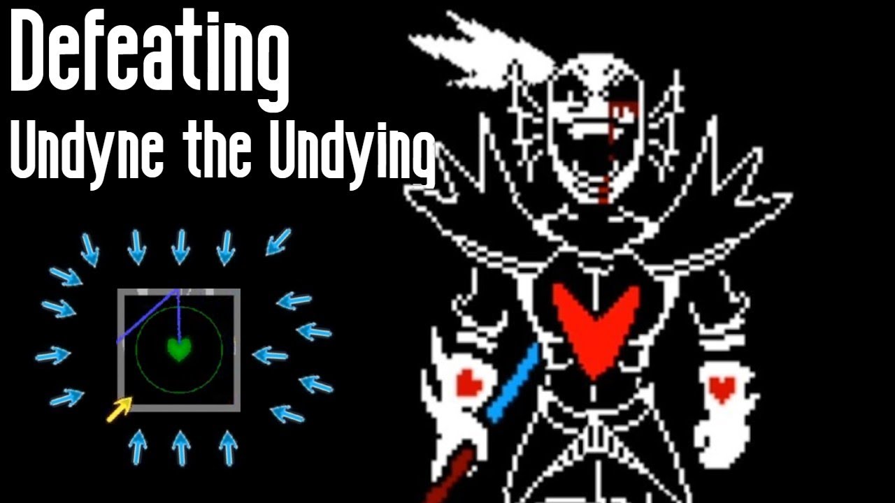 🔴DEFEATING UNDYNE THE UNDYING🟣