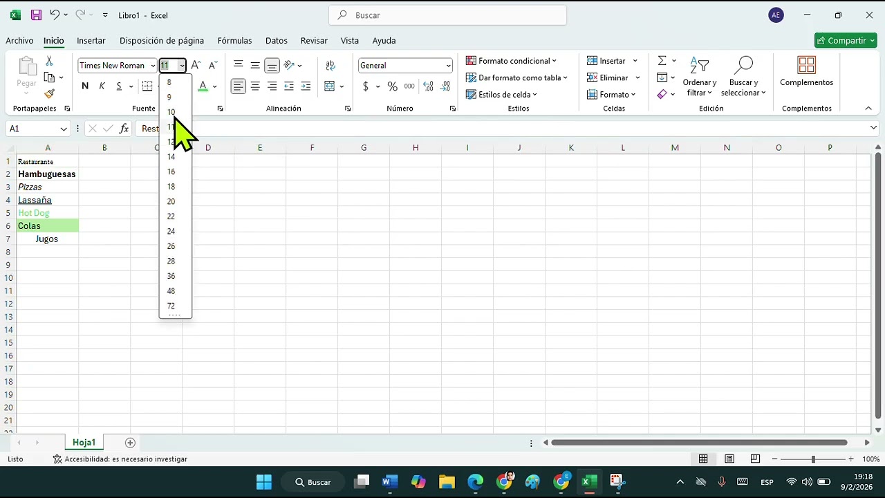 Tutorial Prueba Excel