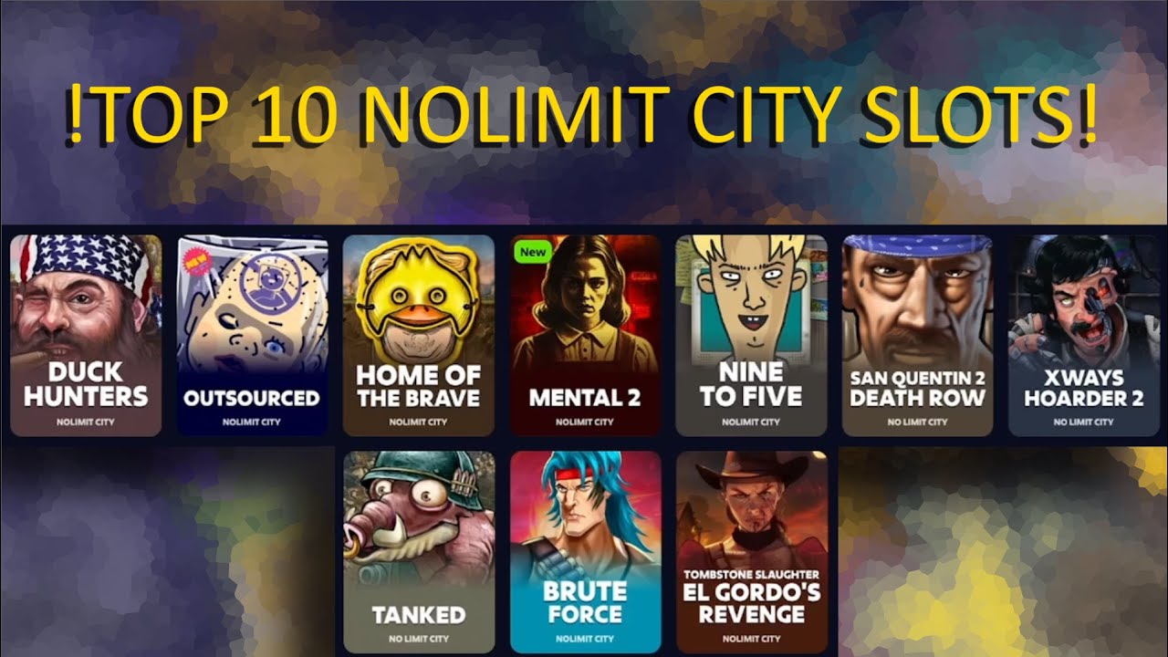 🎰 Top 10 NoLimit City Slots💥