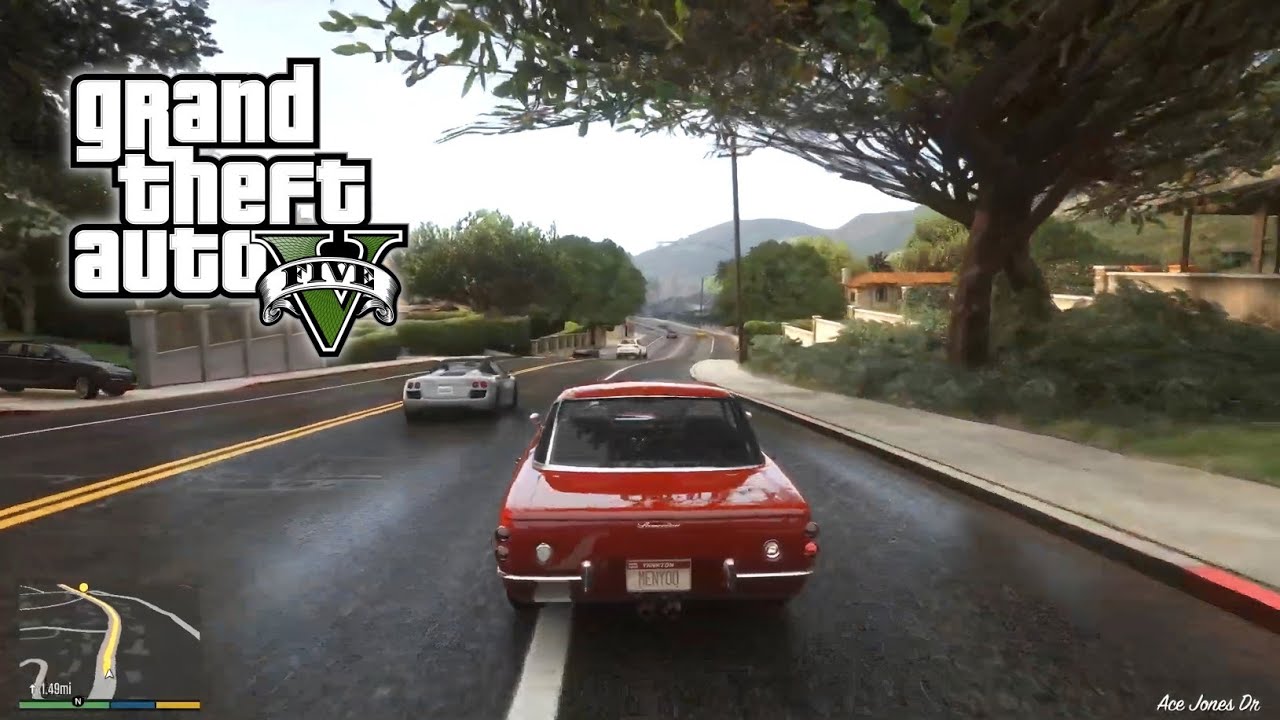 Grand Theft Auto V Enhanced Edition Gameplay Walkthrough part 5 with Natural vision enhanced 