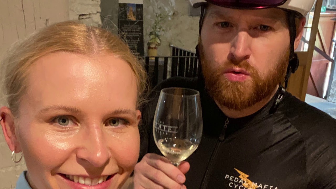 Cyling Clare Valley Riesling Trail with Tiffany