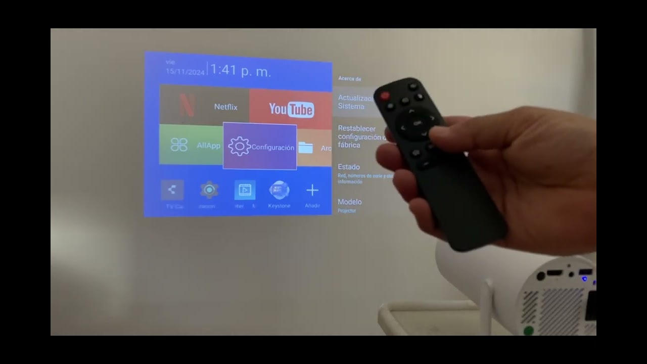 Устранение неполадок проектора Android WiFi hy300