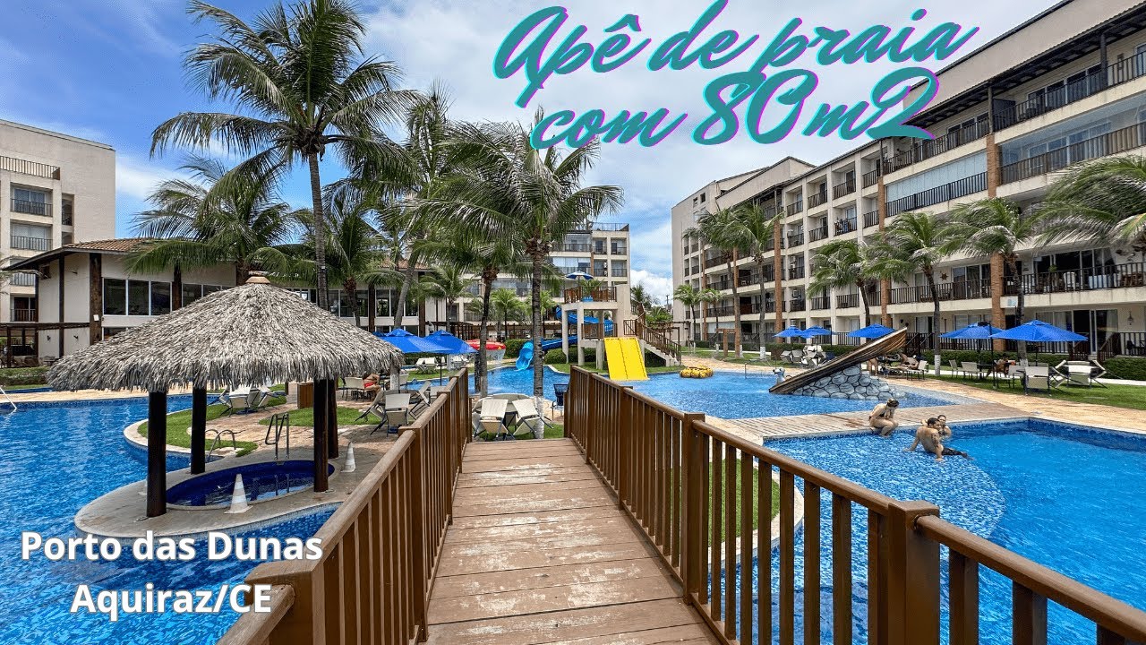 🌴🌊 BEACH LIVING - AQUIRAZ/CE ! APÊ COM 80M2 À VENDA - PÉ NA AREIA COM DIVERSÃO E RENDA GARANTIDA!💰