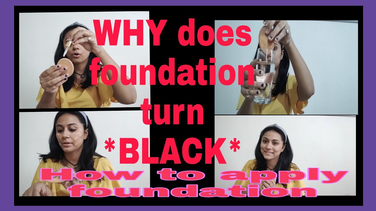 Why does foundation turn **BLACK** ? correct method  to apply foundation | Janki Mehta ❤️
