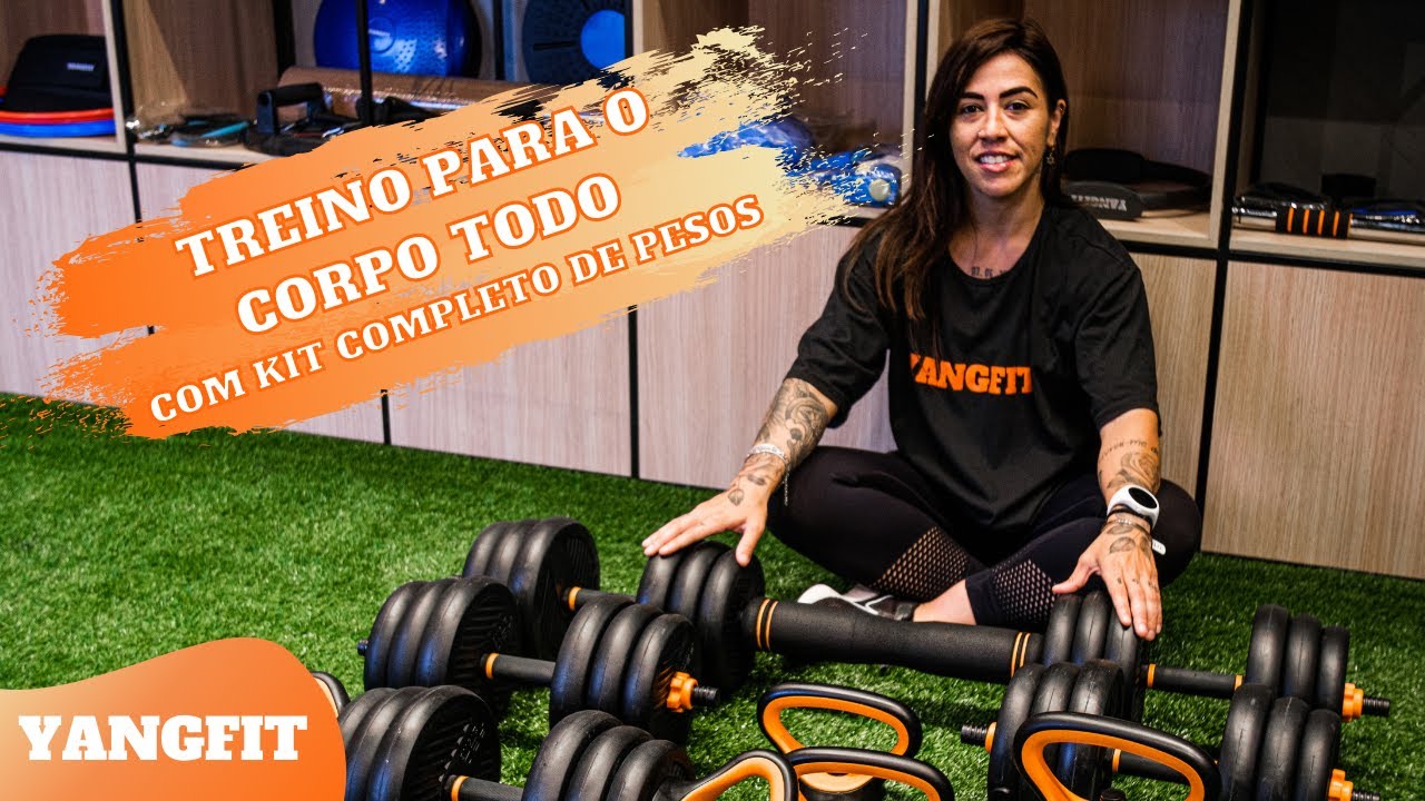 Treino Para o Corpo Todo | Treino com Halteres, Kettebell e Mais