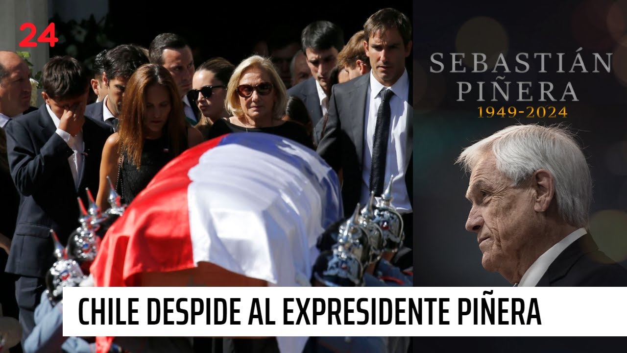 La República de Chile despide con funeral de Estado al expresidente Sebastián Piñera | 24 Horas TVN