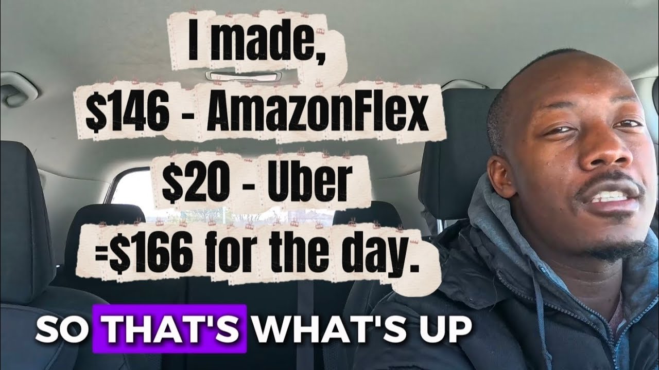 Работа механиком + работа на подработке: гонка со временем для Amazon Flex и Uber #giglife #uberr...