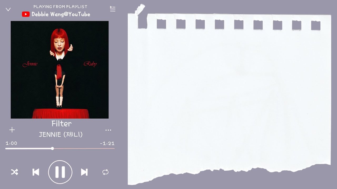 ♡英中歌詞♡ | JENNIE (제니) - Filter