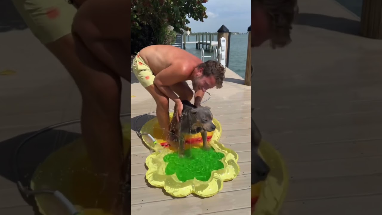 Miss Peaches Receives A Private Pool As A Gift