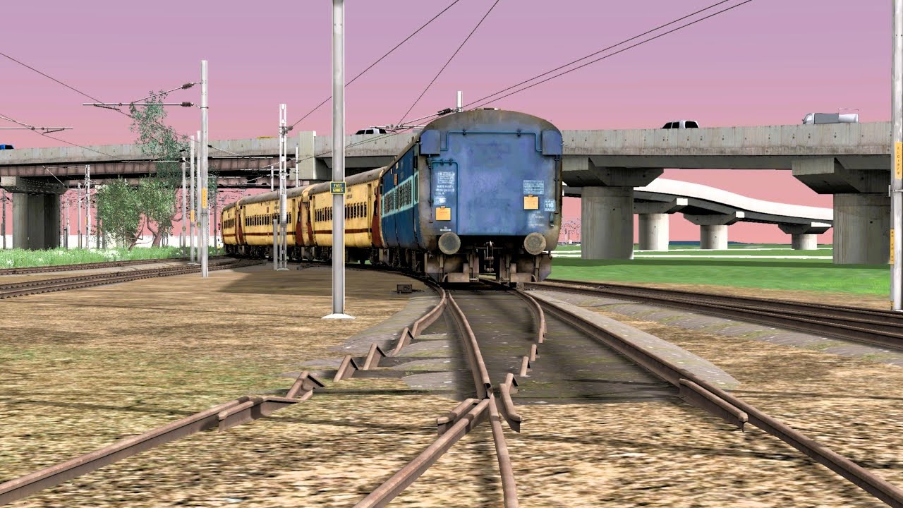 ULTRA REALISTIC ICF DUSTY COACHES SHUNTING FROM RISKY BROKEN TRACKS - BNDM WDM3D