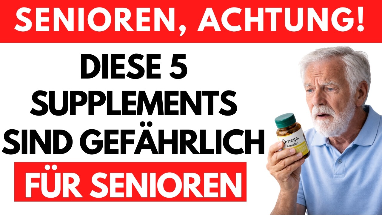 Als Arzt: Die 5 Nahrungsergänzungsmittel, die ich nach 60 NIEMALS nehmen würde!