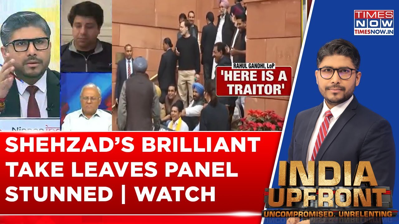 Shehzad Poonawalla Unleashes Fury, Panel Left Stunned As Rahul Gandhi’s ‘Traitor’ Remark Stokes Row