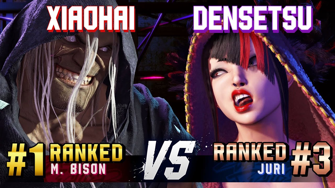 SF6 ▰ XIAOHAI (#1 Ranked M.Bison) vs DENSETSUSP (#3 Ranked Juri) ▰ High Level Gameplay