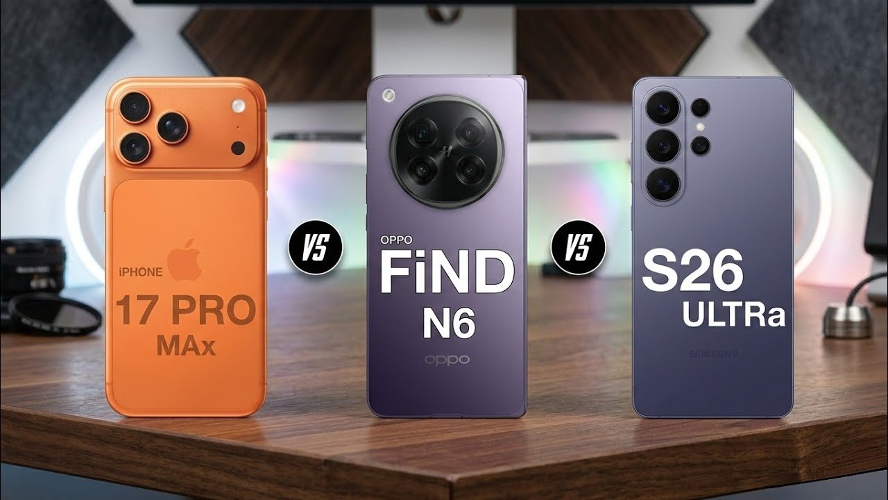 iphone 17 pro max vs oppo find n6 vs galaxy s26 ultra - full comparison ⚡ which one is best