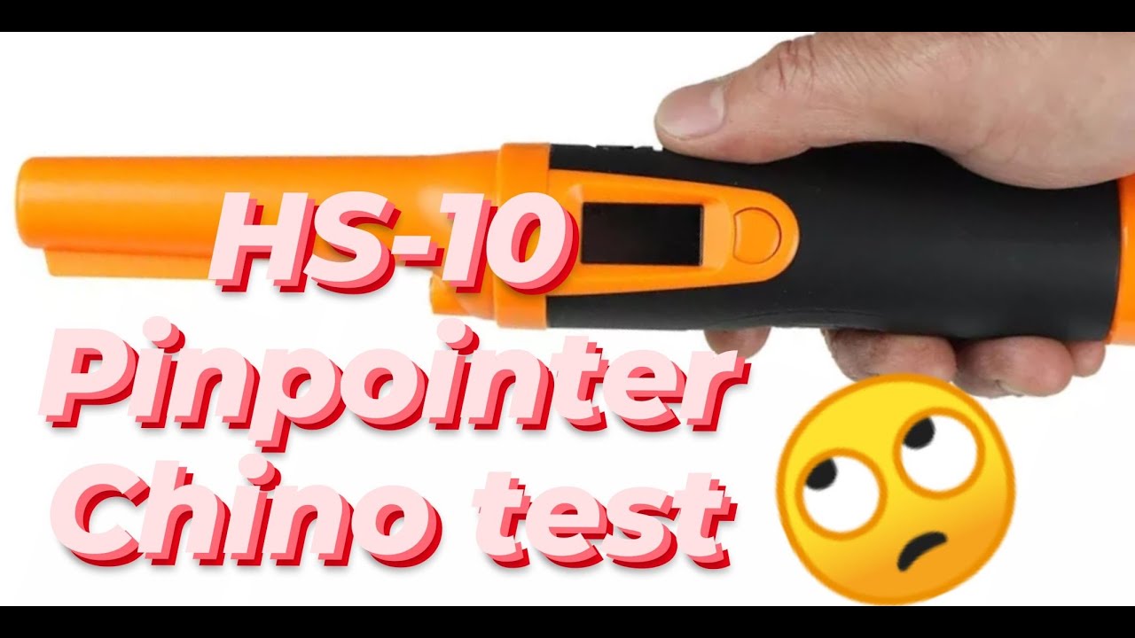 HS-10 Pinpointer POSIBLEMENTE DE LOS MEJORES 👍 prueba con PEPITAS DE ORO   SUMERGIBLE 🤩 🤩   Español.