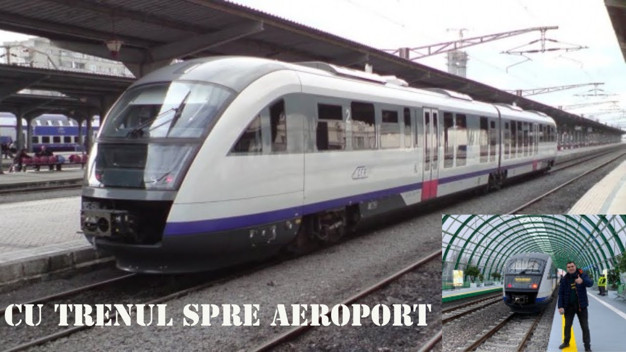 Cu trenul pe noua linie de la Gara de Nord la Aeroportul Otopeni