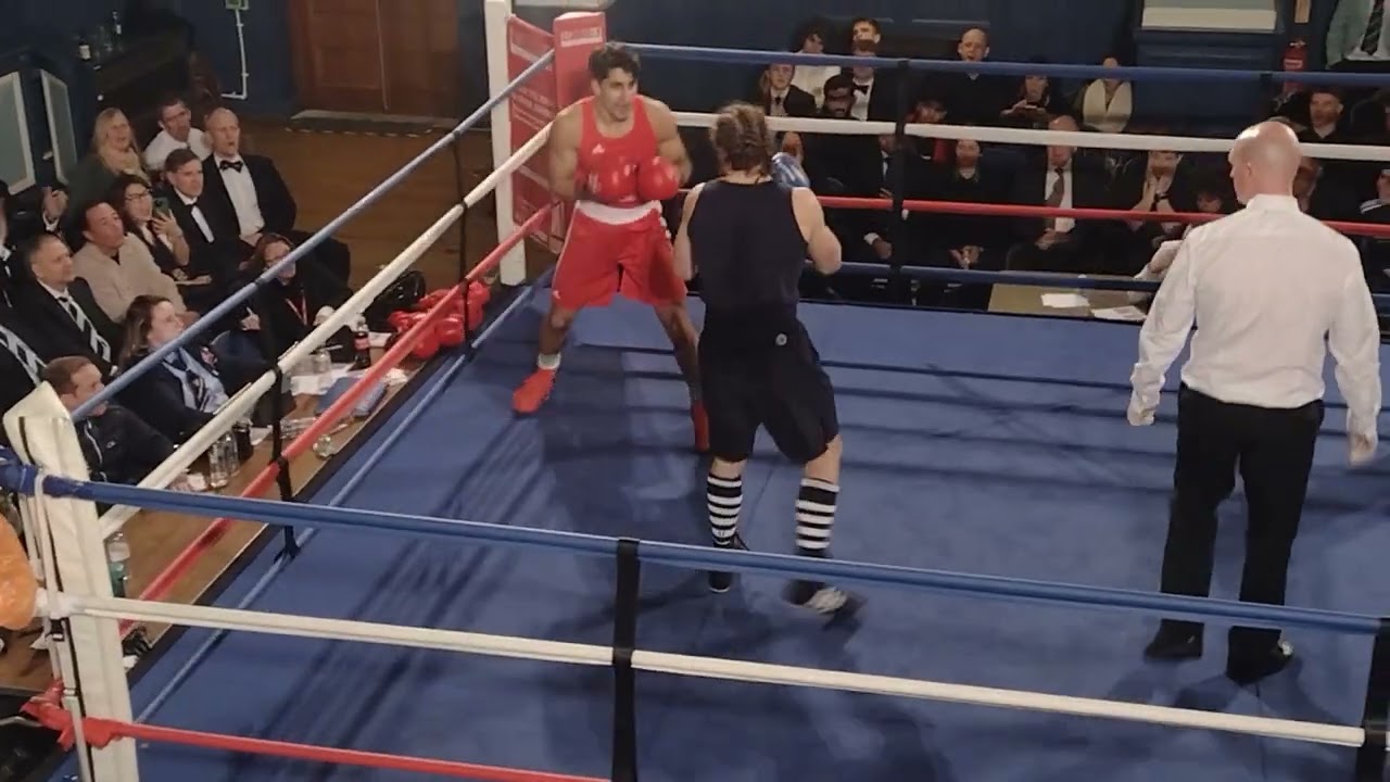Oxford Vs Cambridge Varsity Boxing 2023. Max Jenkins Vs Kiran Kang.(2)