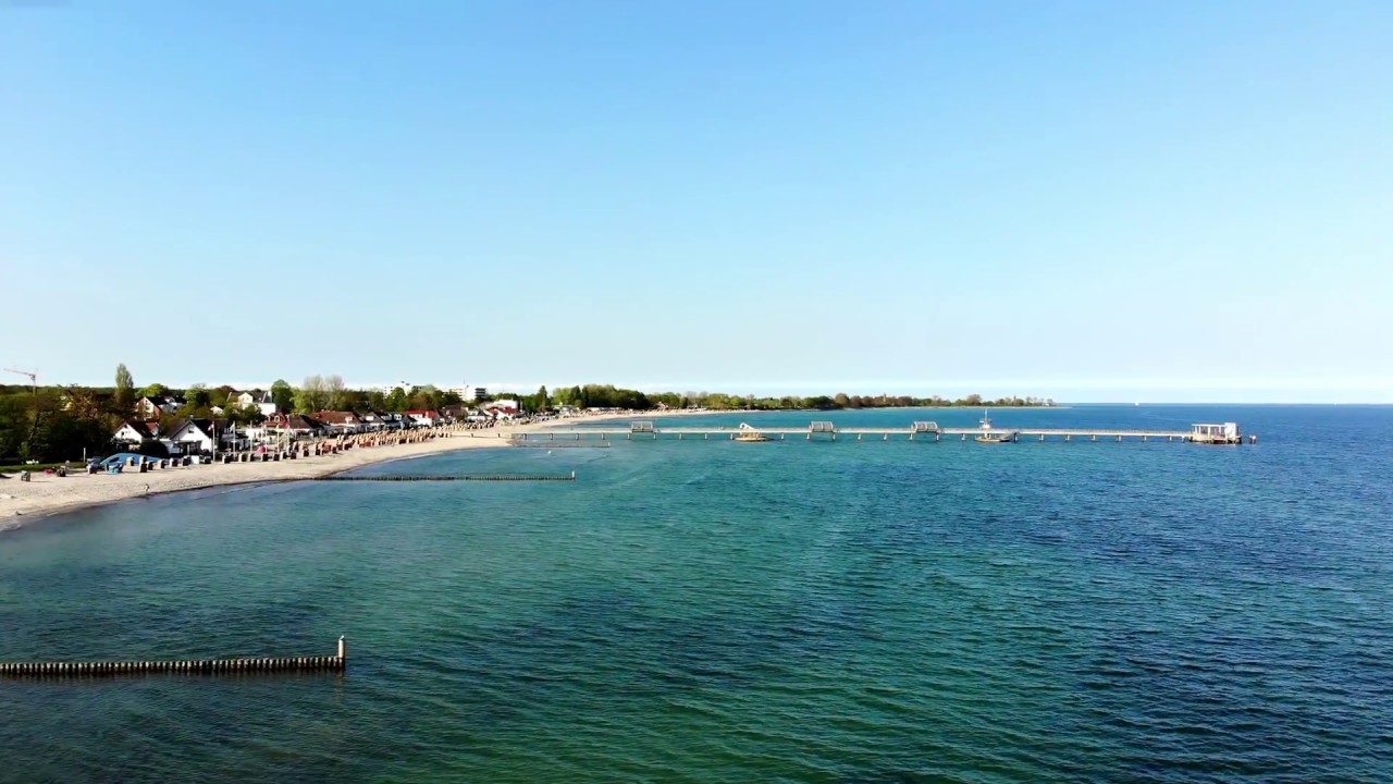 Kellenhusen Strand von oben / in 4K