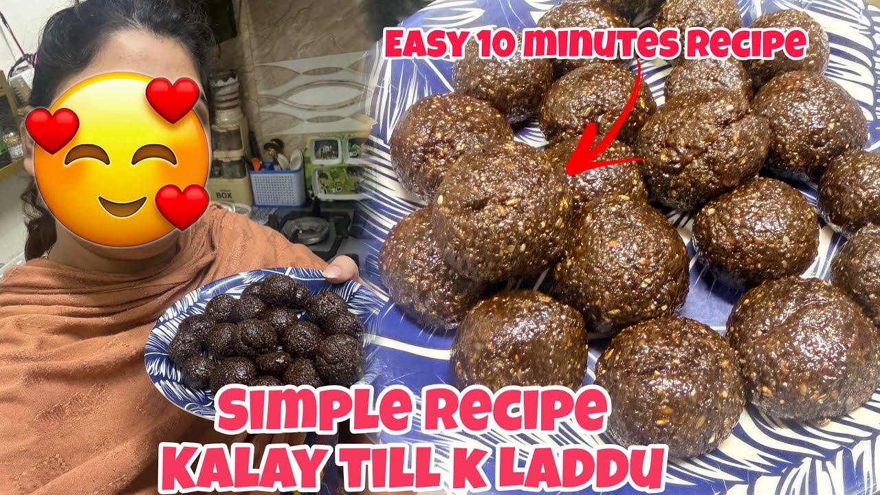 Kalay Till ke Laddoo | Simple & Easy Homemade Recipe | Winter Special