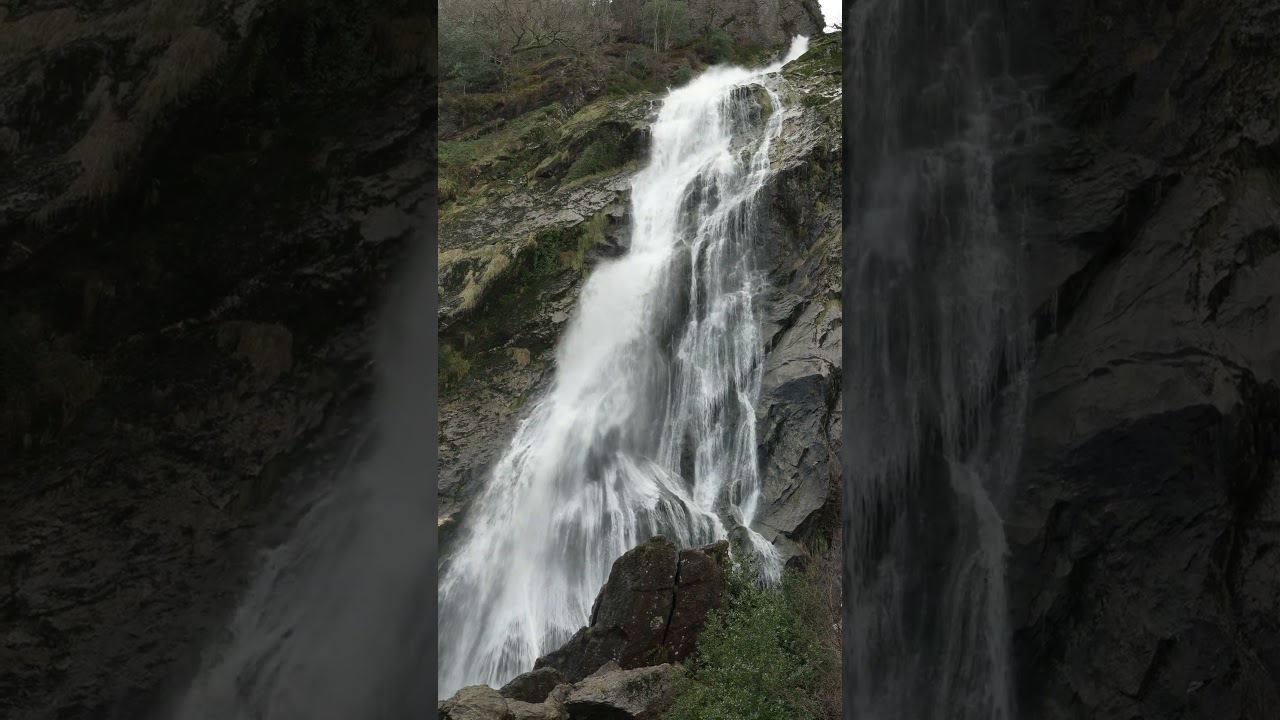 Powerscourt Waterfall | Ireland #waterfall #ireland #coupletravel #cinematic #aesthetic