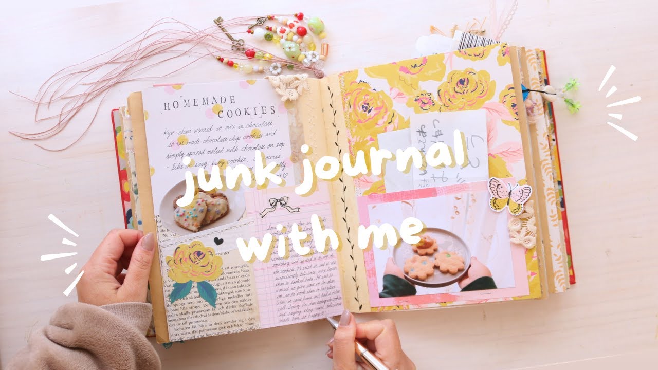 junk journal with me | cookies and little memories
