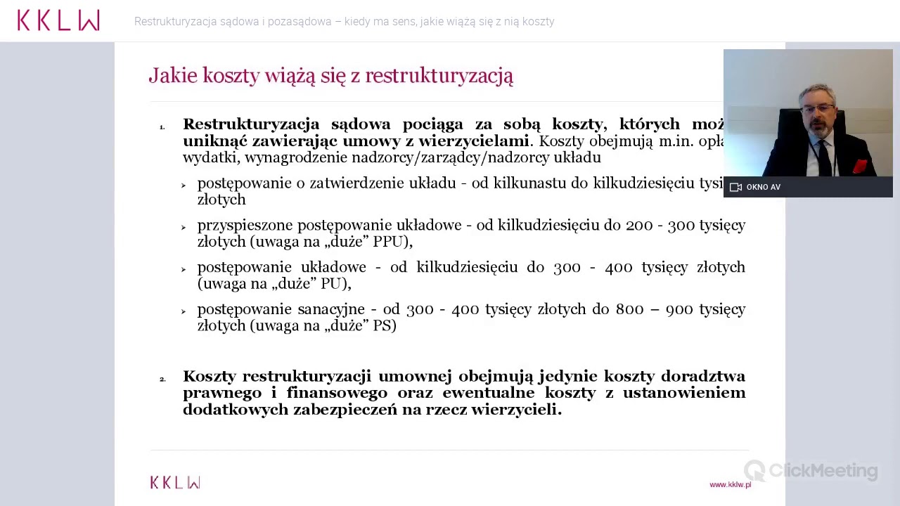 Restrukturyzacja sądowa i pozasądowa- kiedy ma sens, jakie wiążą się z nią koszty?