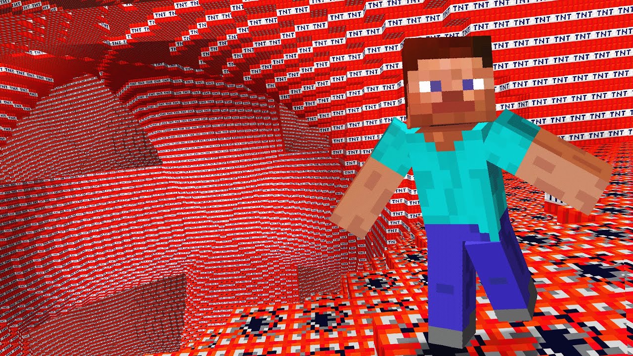 Minecraft but with Too Much TNT
