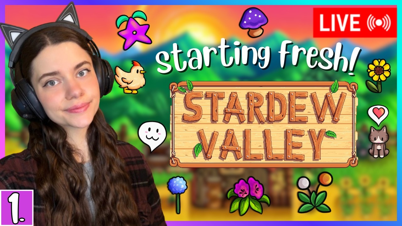 Starting A NEW Perfection Run On Stardew Valley! Stardew Valley Livestream