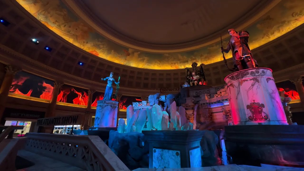The Fall of the Atlantis at The Forum Shops (7 PM)