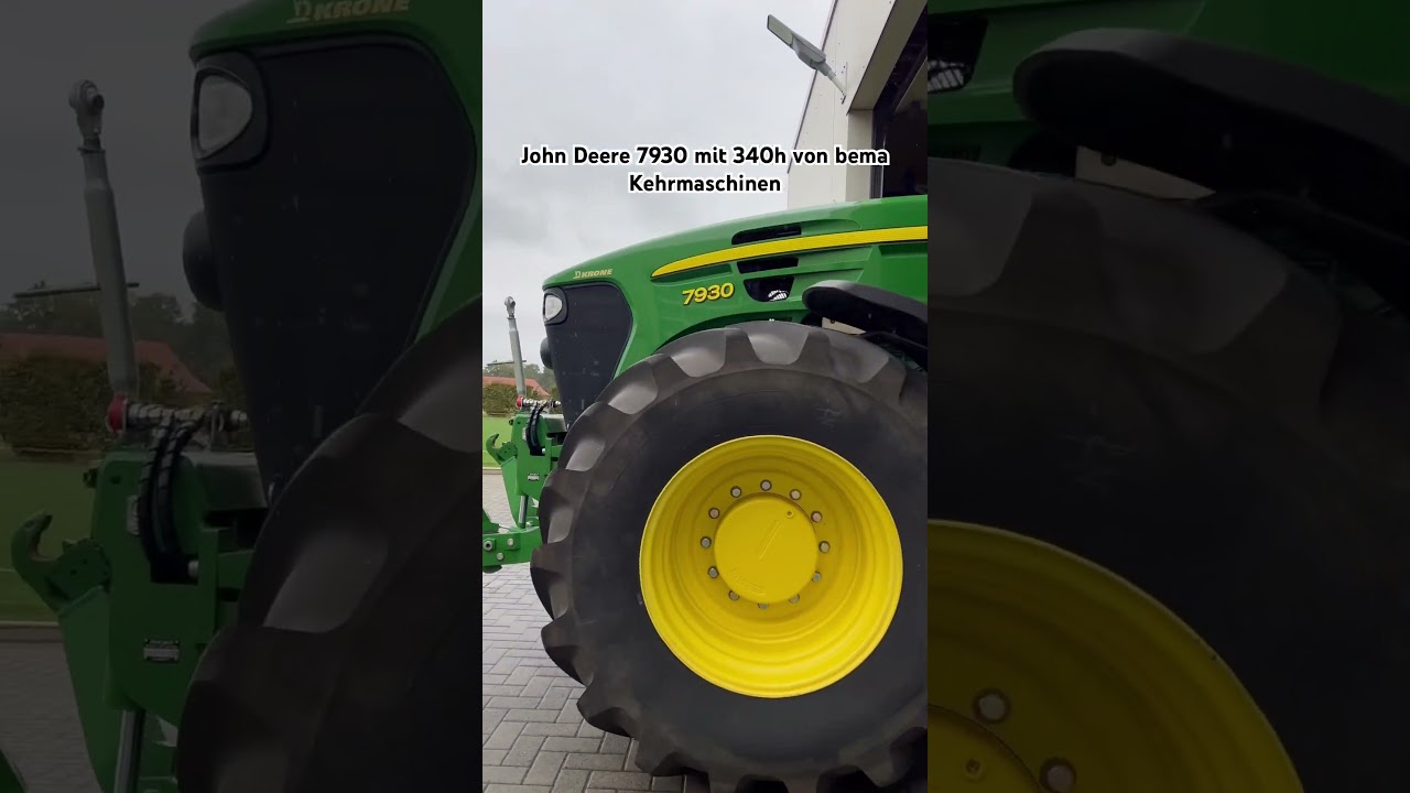 John Deere 7930 mit nur 340 h von bema Kehrmaschinen