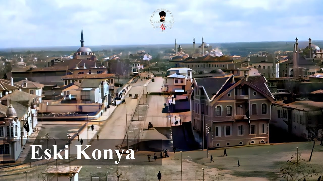 Konya'nın Filme Alınan Tarihi Görüntülerinden Bir Demet #eskikonya