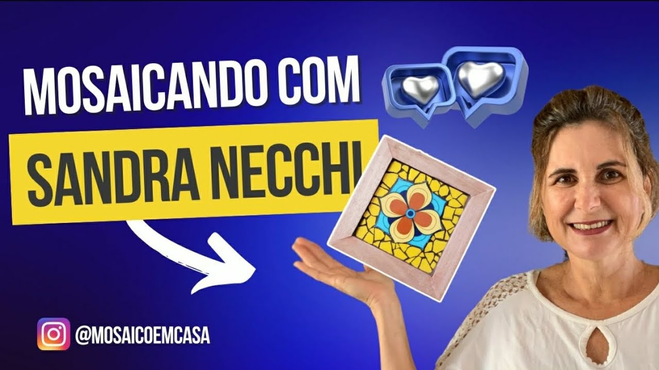 Mosaico com Sandra Necchi