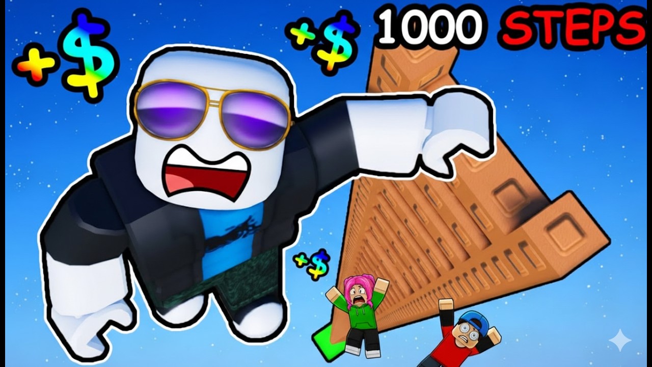 making BILLIONS climbing a LADDER in Roblox...