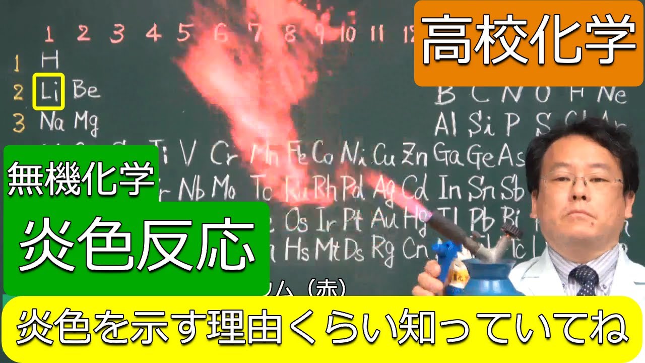 炎色反応　実験　原理　霧吹き　無機化学　高校化学　エンジョイケミストリープラス　133151