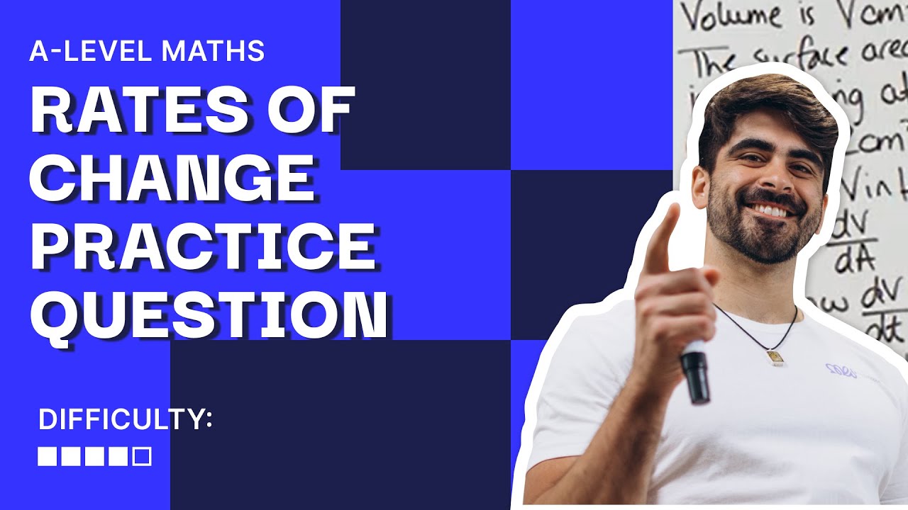 52. 4/5 Difficulty Level Rates of Change Question