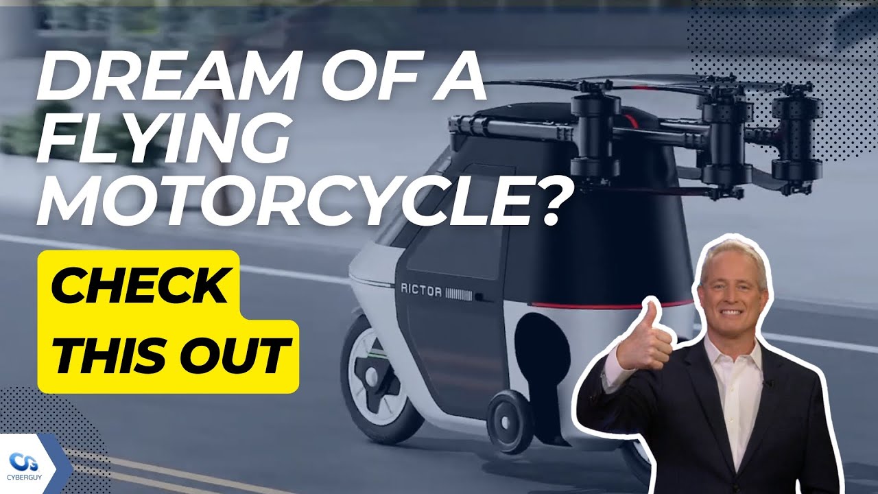 This flying motorcycle can take you from traffic to sky in minutes | Kurt the CyberGuy