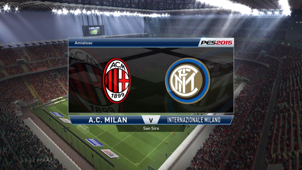 AC Milan vs Inter Milan - Derby Della Madonnina - Pro Evolution Soccer 2015 (PES 2015)