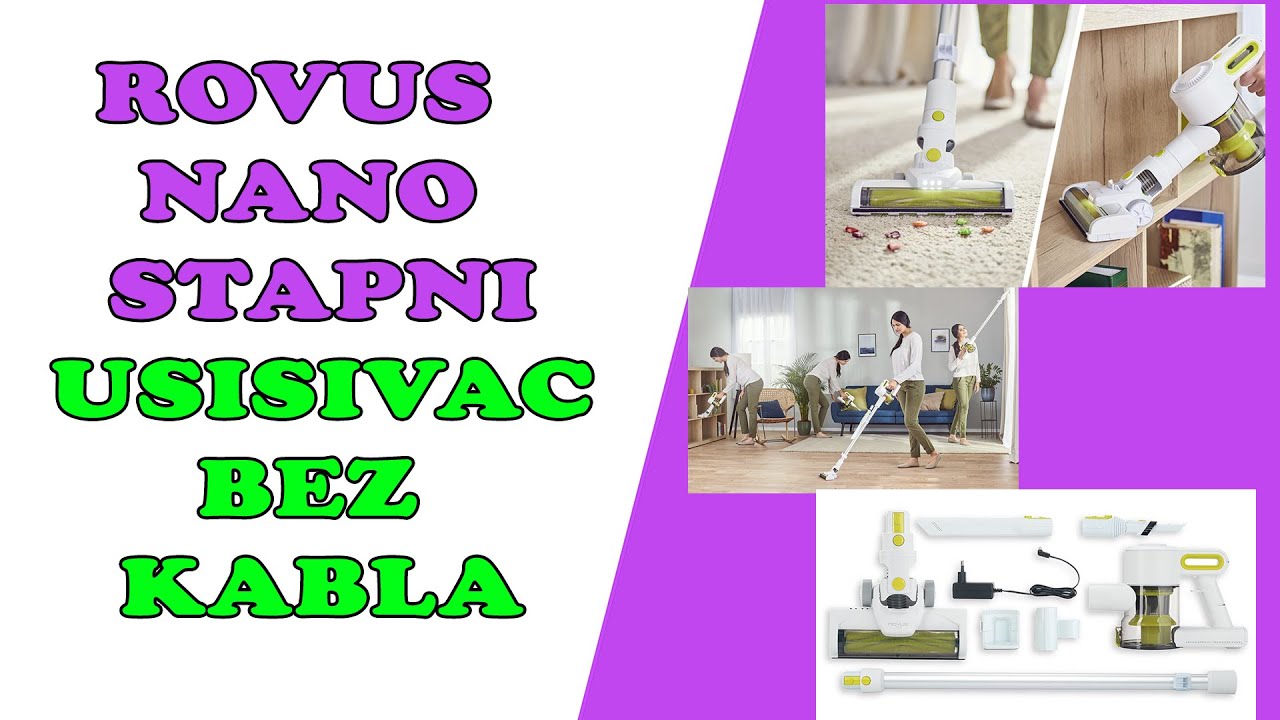 Usisivac bez kabla | Rovus nano stapni usisivac na baterije