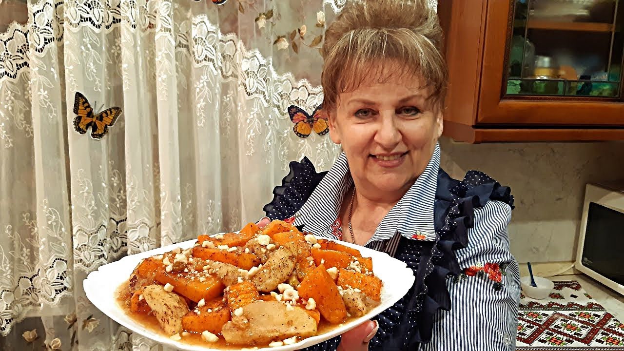 Обалденный десерт из тыквы и яблок!🍏