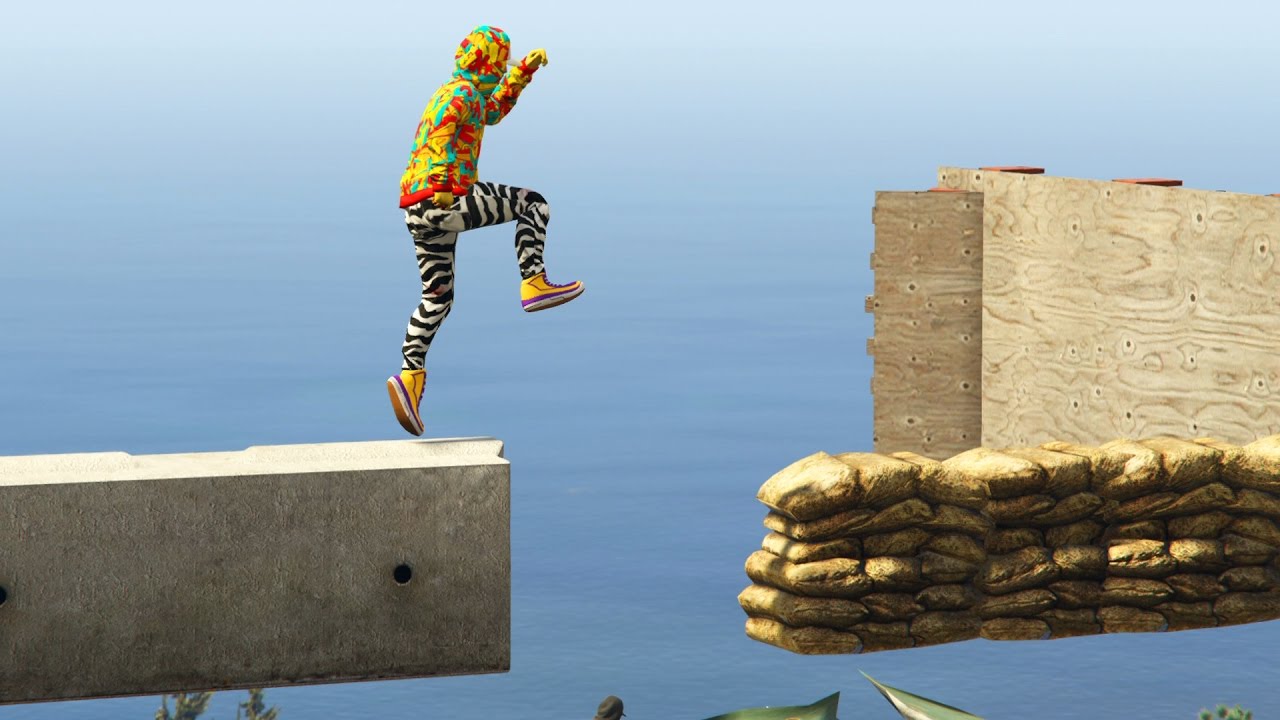 PARKOUR EXTREMO! EN LA JUNGLA!! - GTA V ONLINE