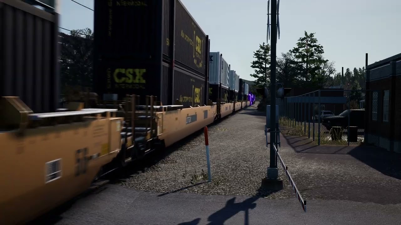 Sci-Twi AC4400CW leads the Stack Train in Hyndman