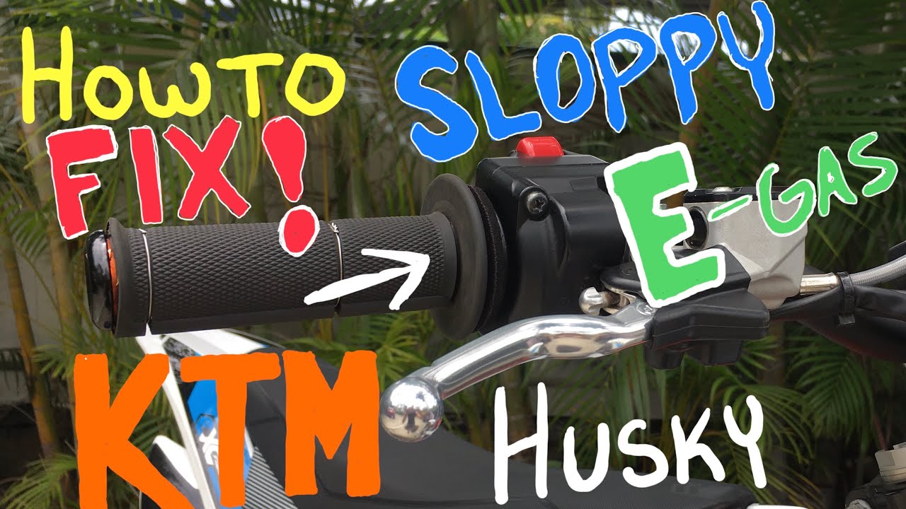 Как устранить заедание дроссельной заслонки KTM E-Gas! (Freeride E-XC и 690 Enduro R)