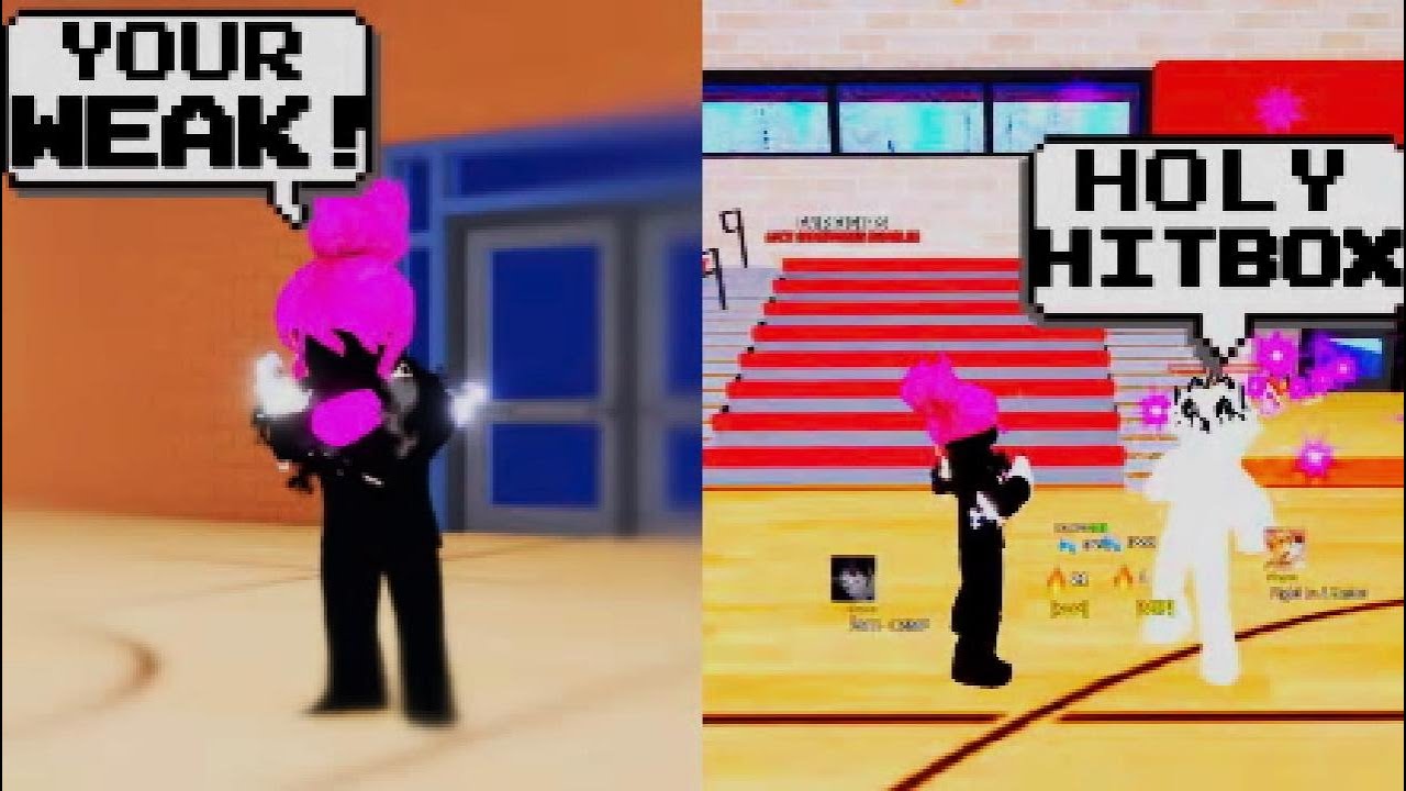 THESE PUNCH AND DODGE CLIPS ARE THE REASON IM SO ACCUSED - Roblox Fight In A School
