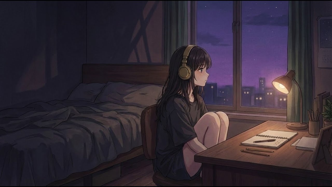 Porter Robinson – Worlds (Lofi Mix) | On a Lonely Night – Relaxing & Melancholic