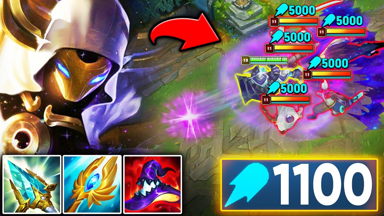 This is what happens when Kassadin hits 1100 AP... (ACTIVATE GOD MODE)