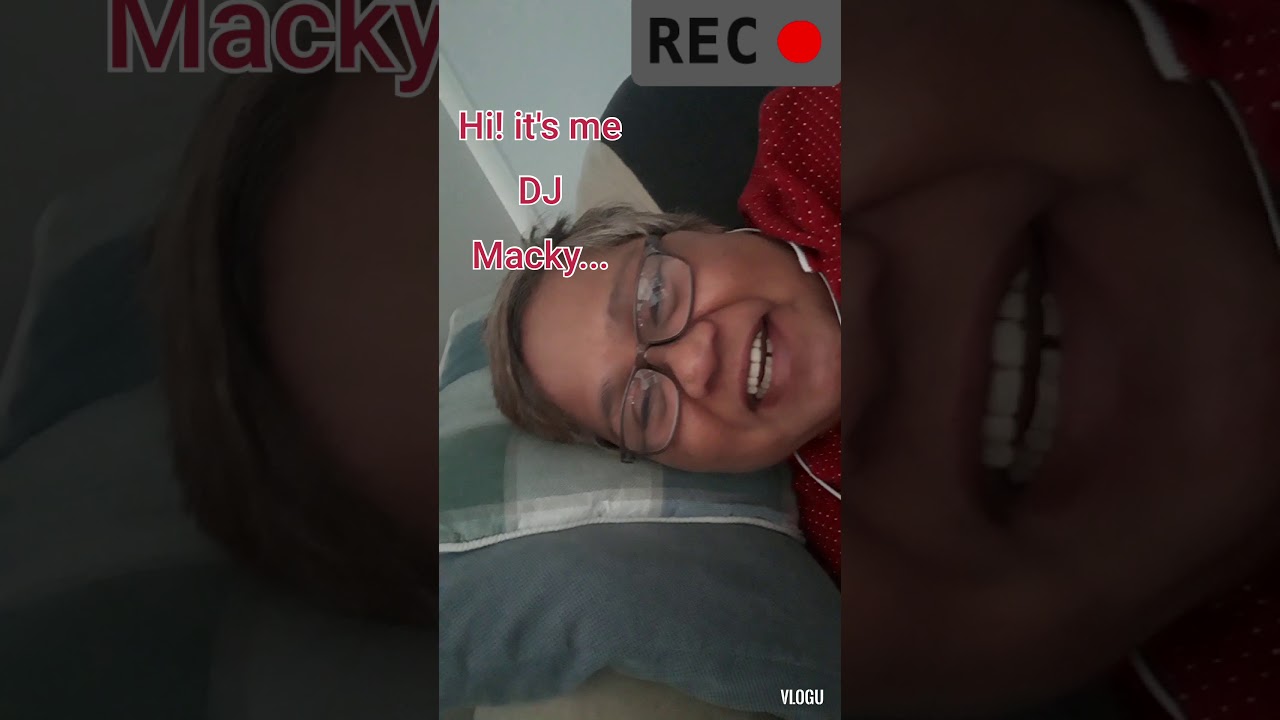 Joker face of 'pinoy DJ Macky Hellmuth in Emden, Germany